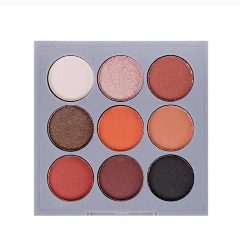 NIB Bang Beauty Warm Neutral Eyeshadow Palette 9 Colors